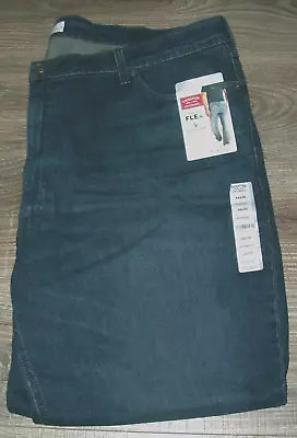 LEVI'S STRAUSS SIGNATURE S67 Athletic Flex Blue Denim Jeans NWT 46x30 $65 • $22