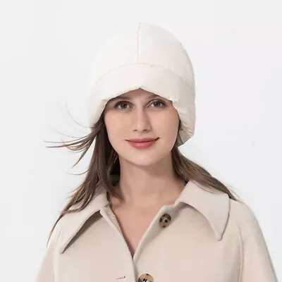 £19.81 • Buy Lady Men Winter Beanie Brimless Hat Cap Quilted Windproof Padded Warm Puffer