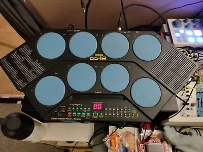 £120 • Buy Yamaha DD-12 Drum Machine Digital Percussion Electric Retro, Inc PSU And Sticks 