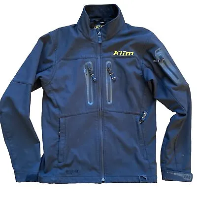 Klim Inversion Jacket Mens Size Small Black Snowmobile Wind Stopper W/ GORE-TEX • $89.99