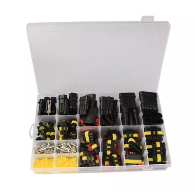 708pcs 1.5mm Motorcycle Electrical Wire Connectors Plug Terminals Kits Plastic • $39.50