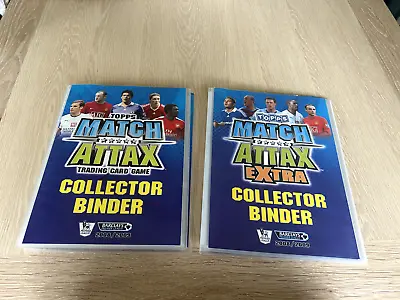 Topps Match Attax  2008/2009 Folder With 285 Cards + Match Attax Extra • £23