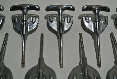 SET Of 10! VINTAGE PREMIER TENSION RODS + CLAWS For YOUR BASS DRUM! LOT #F754 • $229.90