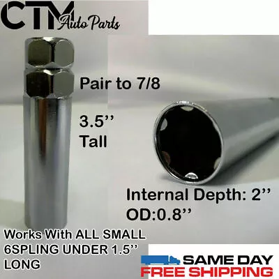 1pc 6 Spline Lug Nuts Tool Key Fits 6 Spling Work With 7/8 13/16 21mm Sockets • $10.99