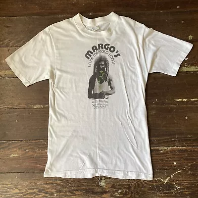 Vintage 1980s Lake Merced Ganja Weed Marijuana T Shirt Single Stitch Paper Thin • $75