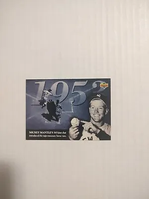 Mickey Mantle 1994 Upper Deck 565 Foot HR/MLB 125th Anniversary Card #116 (PWE) • $1.78