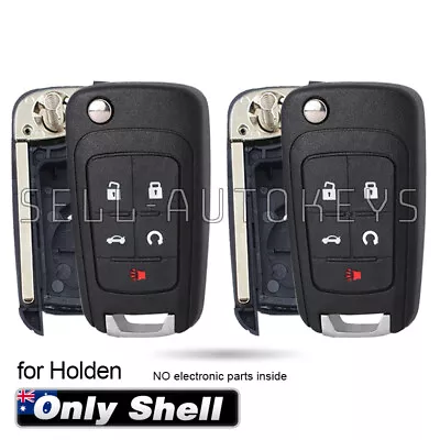 2 For Holden Commodore VF 2013-2017 5 Buttons Flip Remote Car Key Shell Case Fob • $14.99