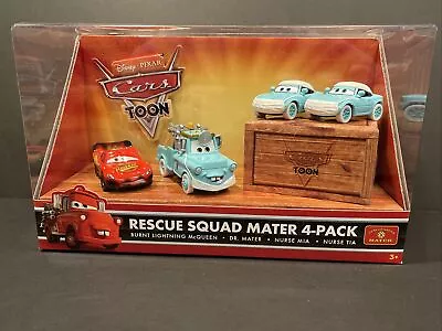 NEW Disney Cars Toon Rescue Squad Mater Burnt Lightning Dr. Mater Nurses Mia Tia • $79.99