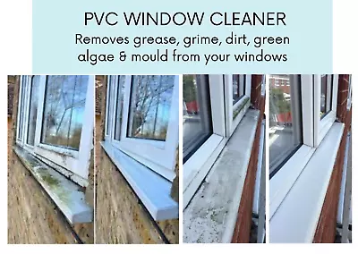 PVC Window Cleaner Removes Dirt Green Algae Kills Moss & Mould On UPVC Windows • £8.49
