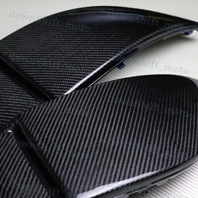 Carbon Fiber Fog Light Bumper Bezel Cover Caps For 04-05 Subaru Impreza WRX STi • $114.95