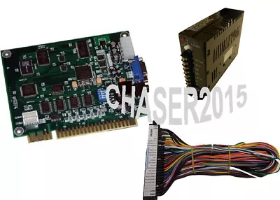 60 IN 1 Jamma ARCADE 60 GAMES PCB Board POWER SUPPLY & WIRE HARNESS US SELLER • $119.99