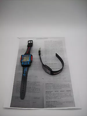 Vintage Super Mario Bros. 3 Nintendo NES Nelsonic Game Watch Wristwatch 1990 + • $165