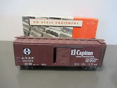 Vintage Athearn HO Gauge Train EL CAPITAN/SHIP SANTA FE Box Car W/Original Box • $12