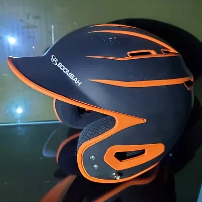 Boombah Baseball Softball Batting Helmet Orange/Black Jr Junior Size 6 1/4 - 7 • $12.14