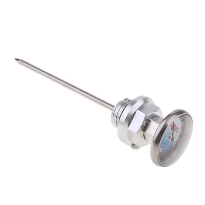 Silver Oil Tank Dipstick Temperature Gauge For 110cc 125cc Dirt Pit Bike • £7.66