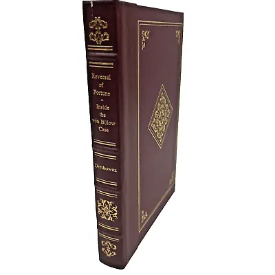 Reversal Of Fortune Inside The Von Bulow Case The Notable Trial Library 1990 • $30