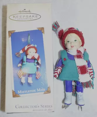 Hallmark Keepsake Ornament Collectors Series Mistletoe Miss #2 2002 • $9.99