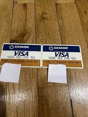 Chase Manhattan Visa Credit Card Expired 10/80 BWG • $25