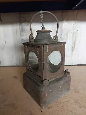 Vintage British Railway BR(E) Welch Patent No 711205 Lamp Lantern * • £59.99