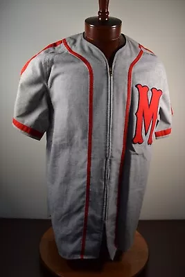 Ebbets Field Flannels: Milwaukee Braves Zipper Jersey #17 - Large • $99.99