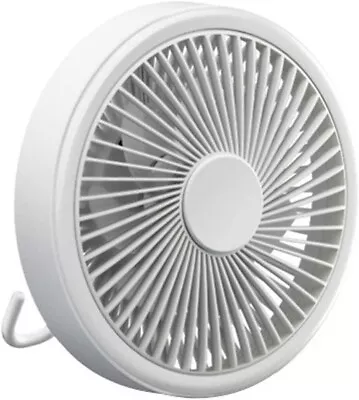 Mini Fan With LED Lights Three Speeds Remote Control Hanging Hook Rechargeable • $25.99