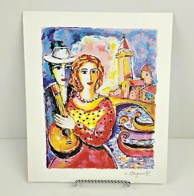 Beauty & Beau Art Seriolithograph Print Zamy Steynovitz 1999 Signed  • $16.97