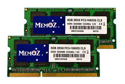 16GB RAM 2x8GB For Apple 2010 2011 IMac MacBook Pro MacMini Memory DDR3L 5YrWty • $27.40