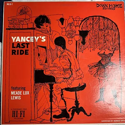 Meade Lux Lewis - Yancey's Last Ride - Down Home Records MG D-7 VG++ Rare Piano • $39.99