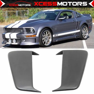 Fits 05-09 Ford Mustang Coupe EL Style Unpainted Side Fender Scoops PU 2PCS • $149.99