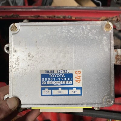 £34 • Buy TOYOTA MR2 MK1 ECU 89661-17030 Brain, Engine Management Unit Mk1a 1985 To 1987