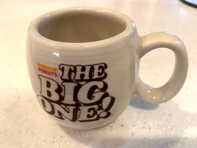 $19.95 • Buy Vintage Dunkin' Donuts Coffee Mug  The Big One!  Ceramic 1980s Cup - No Cracks