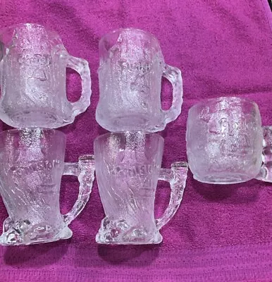 VINTAGE McDonalds FLINSTONE Glasses 1993 **perfect Condition** 5pc Set! • $35