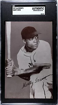 1947-66 Exhibits Monty Monte Irvin SGC Auth Min Size • $9.99