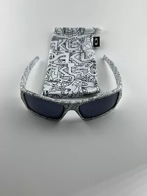 Oakley Gascan White Text Print Frame Grey Sales Rep Exclusive Oil Rig NEW RARE • $599.99