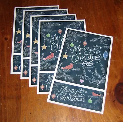 Mrs. Grossman Lot Of Five Sticker Sheets ~ Chalk Talk Merry Christmas • $4.99