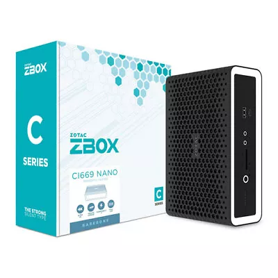 Zotac CI1669 ZBOX-CI669NANO-BE Barebone Mini PC I7-1355U DDR5 Iris Xe Graphic • £624