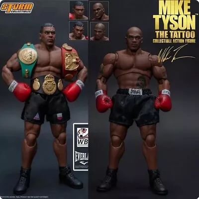 3 Head Face Storm Toys Boxing Boxer Champion Mike Tyson Final Round Mike Tyson • $33.28