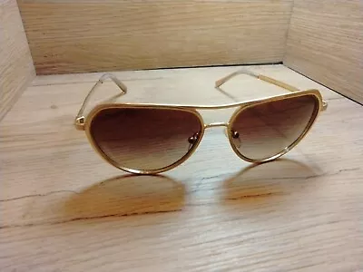 MICHAEL KORS  Gold Women's Sunglasses Used Mk121213 • $29.99