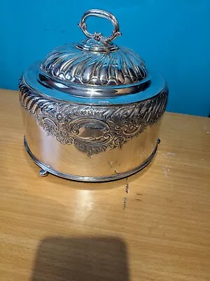 Antique Decorative Food Cover /Dome. Silver Plated. • £4.50