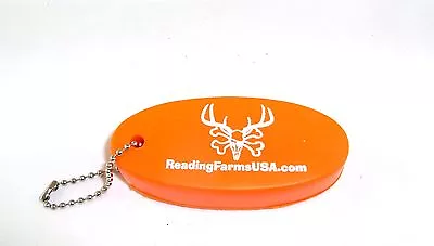 ReadingFarmsUSA.com Orange Boat Boating Floating Key Chain Marine Keychain 2S • $4.84