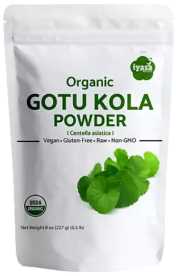 Organic Gotu Kola Powder Centella Asiatica For Hair Growth And Memory 4816oz • $12.99