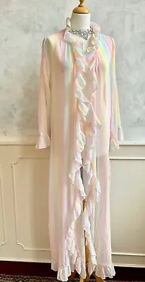 SHEIN Iridescent Shimmer Babydoll Lightweight Summer Negligee Night Robe Large • £12.50
