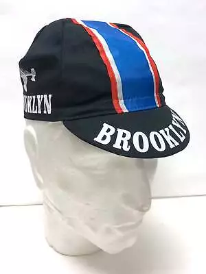$14.95 • Buy Brooklyn Cycling Cap In Black - Made In Italy By Apis