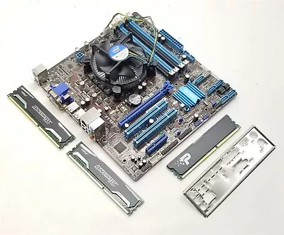 ASUS P8B75-M/CSM Motherboard CPU Combo MATX LGA1151 I5-3550 3.3GHz 16GB DDR3 I/O • $84.99