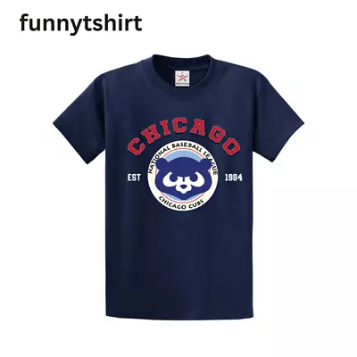 Chicago Cubs Vintage T Shirt Throwback Logo Team Apparel • $18.99