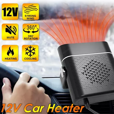 200W 12V Car Heater Defroster Demister Heating Fan Plug In Cigarette Lighter USA • $11.69