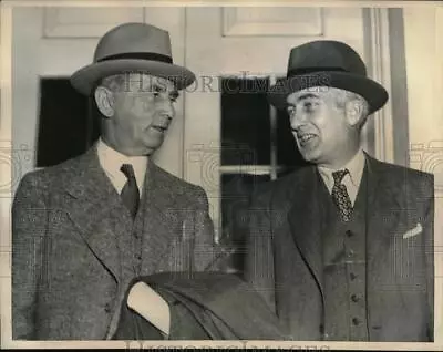 1937 Press Photo Adm. William Leahy & Asst Sec Of Navy Charles Edison • $19.99
