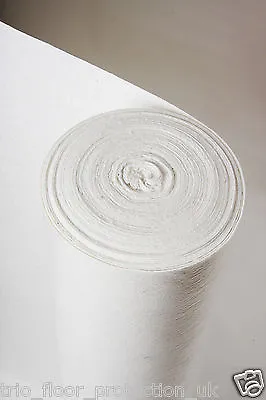 £85 • Buy Temporary Hard Floor Protection Roll - Standard White & Grey Budget Fleece Optns