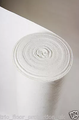 Temporary Hard Floor Protection Roll - Standard White & Grey Budget Fleece Optns • £85
