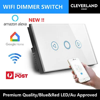 $69 • Buy AU Wall Touch Remote Switch WiFi Smart Dimmer Light Switch For Alexa Google Home